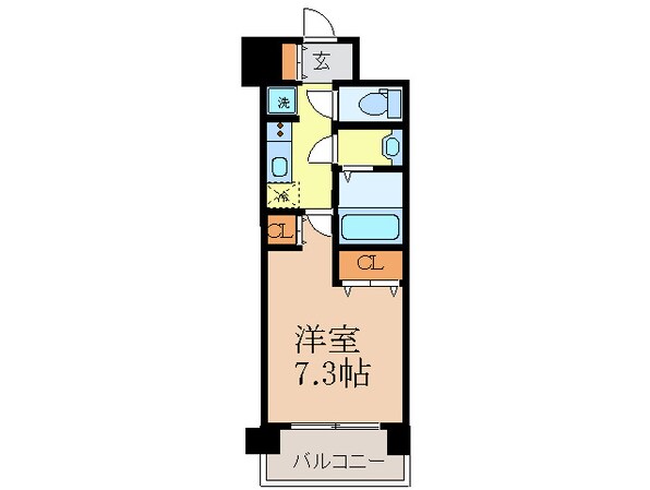 パークフラッツ江坂の物件間取画像